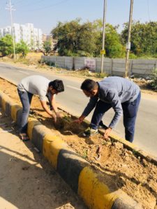Tree Plantation @ Goverdhan Residency
