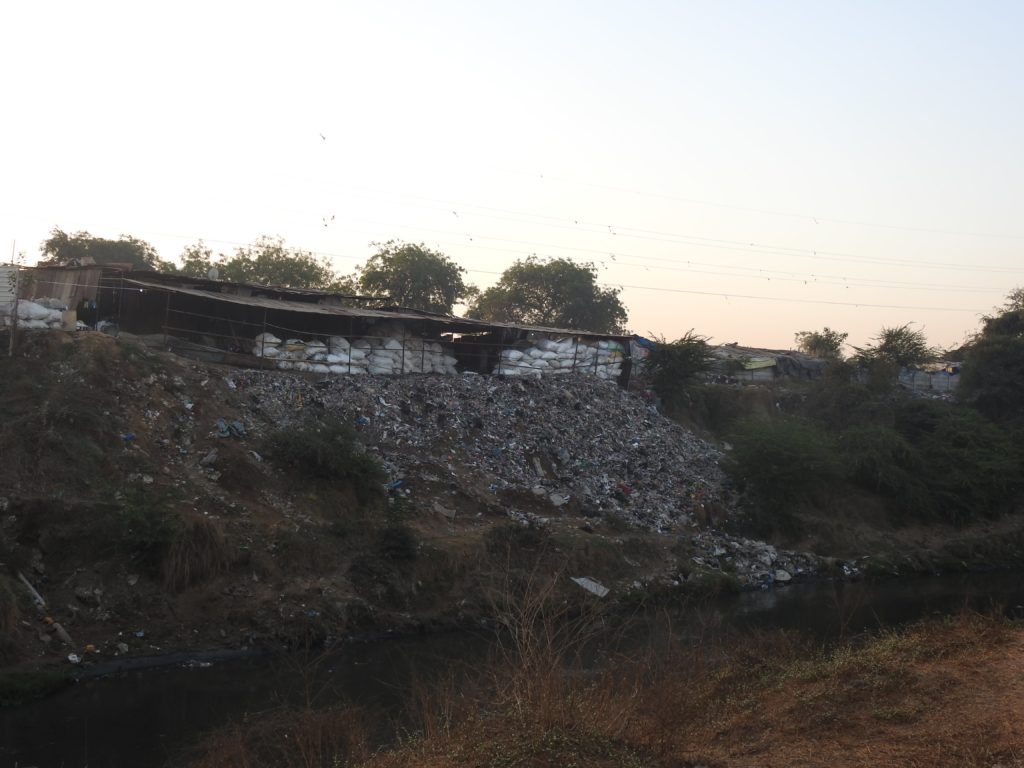Encroachment and dumping waste